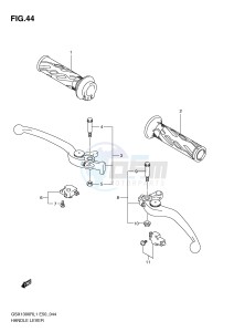 GSX1300R (E50) Hayabusa drawing HANDLE LEVER