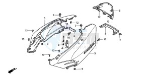 NSS250 JAZZ drawing BODY COVER