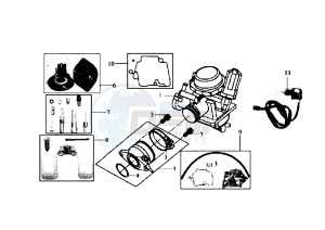 JOYRIDE - 200 cc drawing CARBURETTOR