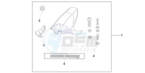 CBR1000RA9 KO / ABS HRC MME drawing HUGGER PEARL SIREN BLUE