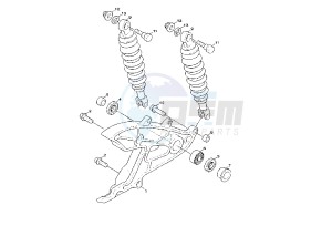 NXC CYGNUS X 125 drawing REAR SHOCK ABSORBER