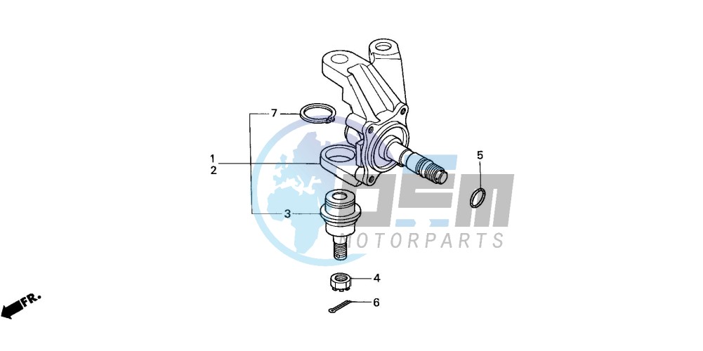 KNUCKLE (TRX350TM/TE)