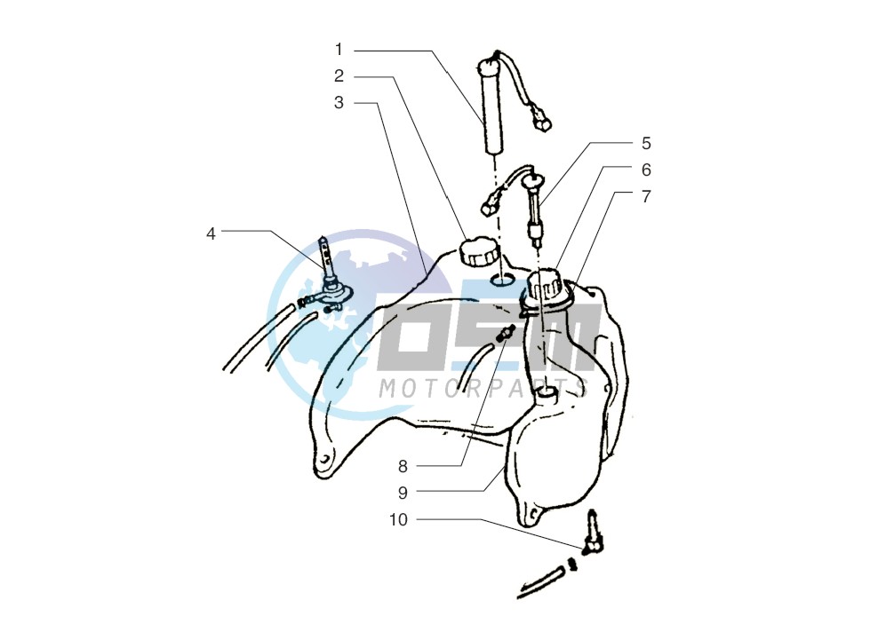 Fuel tank-Oil tank