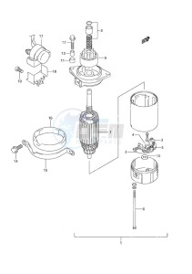 DF 25 drawing Starting Motor