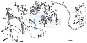 ST1300A9 Australia - (U / ABS MME) drawing RADIATOR