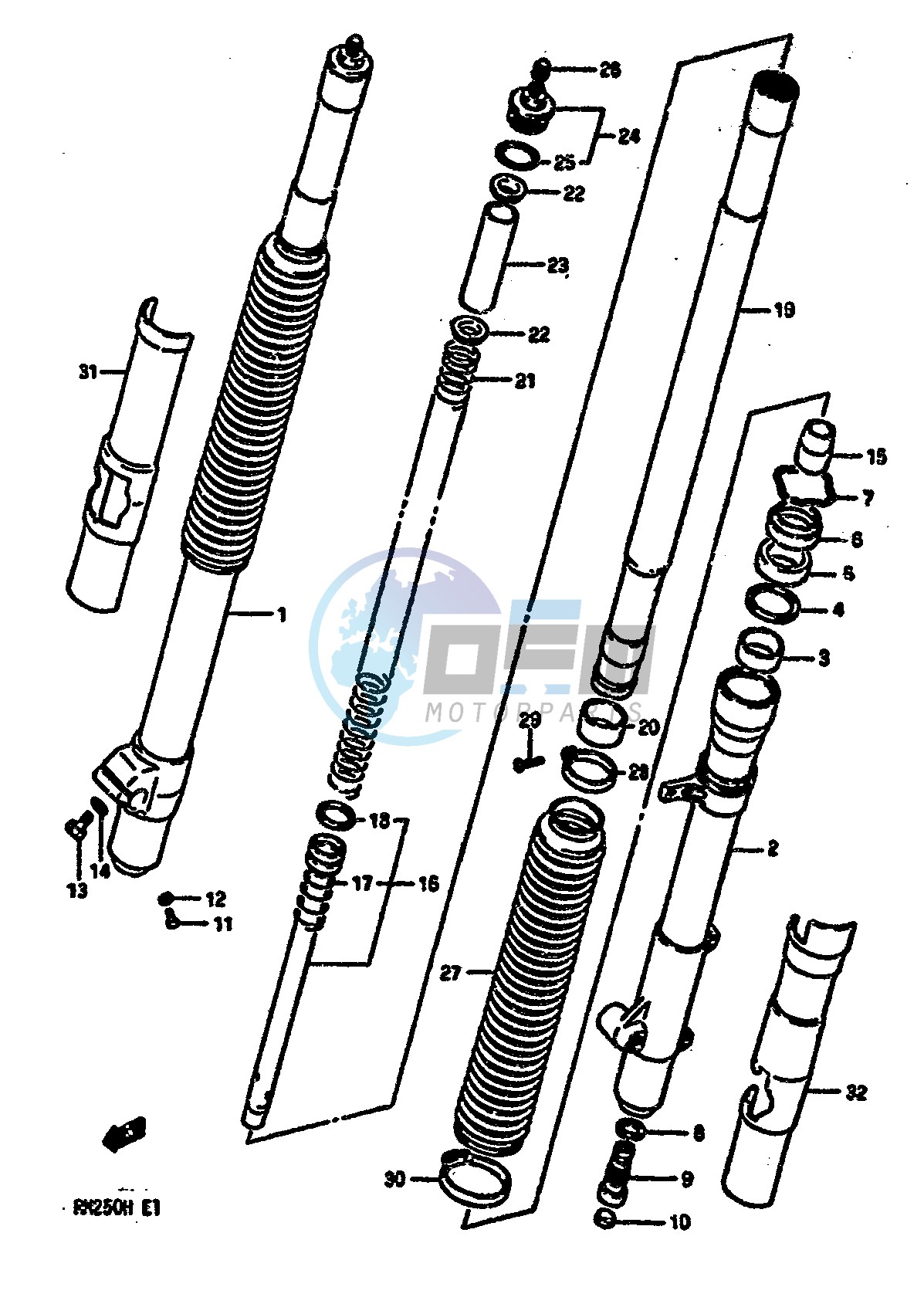 FRONT DAMPER (MODEL G)