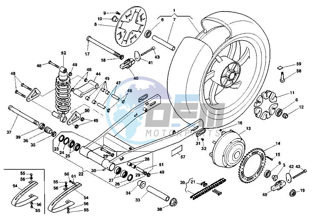 REAR SWING ARM