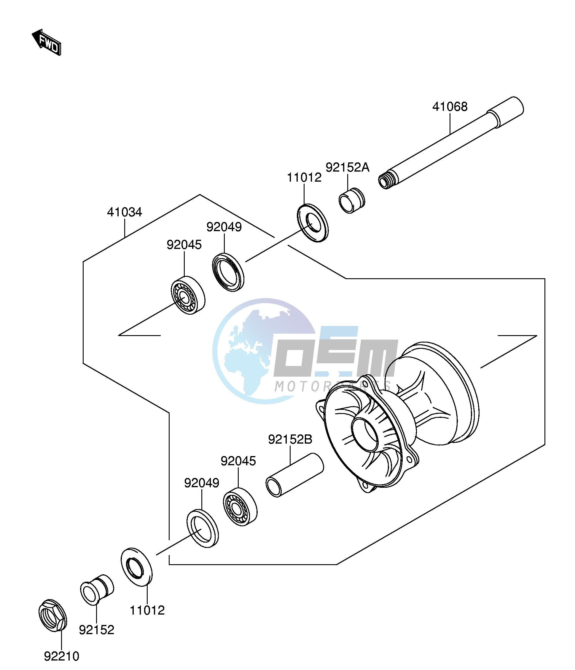 FRONT HUB