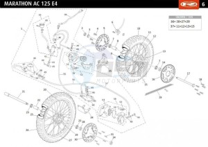 MARATHON-125-AC-E4-FREE-JUMP-AUSTRIA-FREE-JUMP-BLUE drawing WHEELS - BRAKES