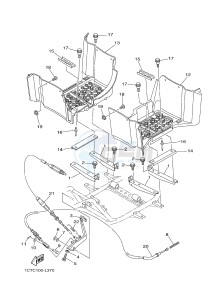 YFM450FWAD YFM45FGPAD GRIZZLY 450 EPS (1CTU 1CTV) drawing STAND & FOOTREST