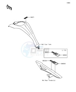 Z1000 ZR1000FEFA FR GB XX (EU ME A(FRICA) drawing Labels