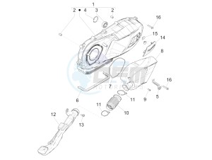 LIBERTY 150 150 IGET 4T 3V E4 IE ABS (EMEA) drawing Crankcase cover - Crankcase cooling