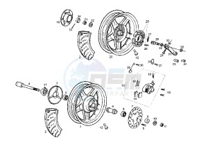 ATLANTIS O2 TWO CHIC - 50 cc drawing WHEELS