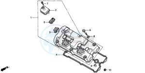 CB1100SF drawing CYLINDER HEAD COVER