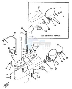 140B drawing PROPELLER-HOUSING-AND-TRANSMISSION-2