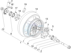 Nexus 250 e3 drawing Front wheel