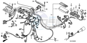 CBR600RR9 France - (F / CMF SPC) drawing WIRE HARNESS