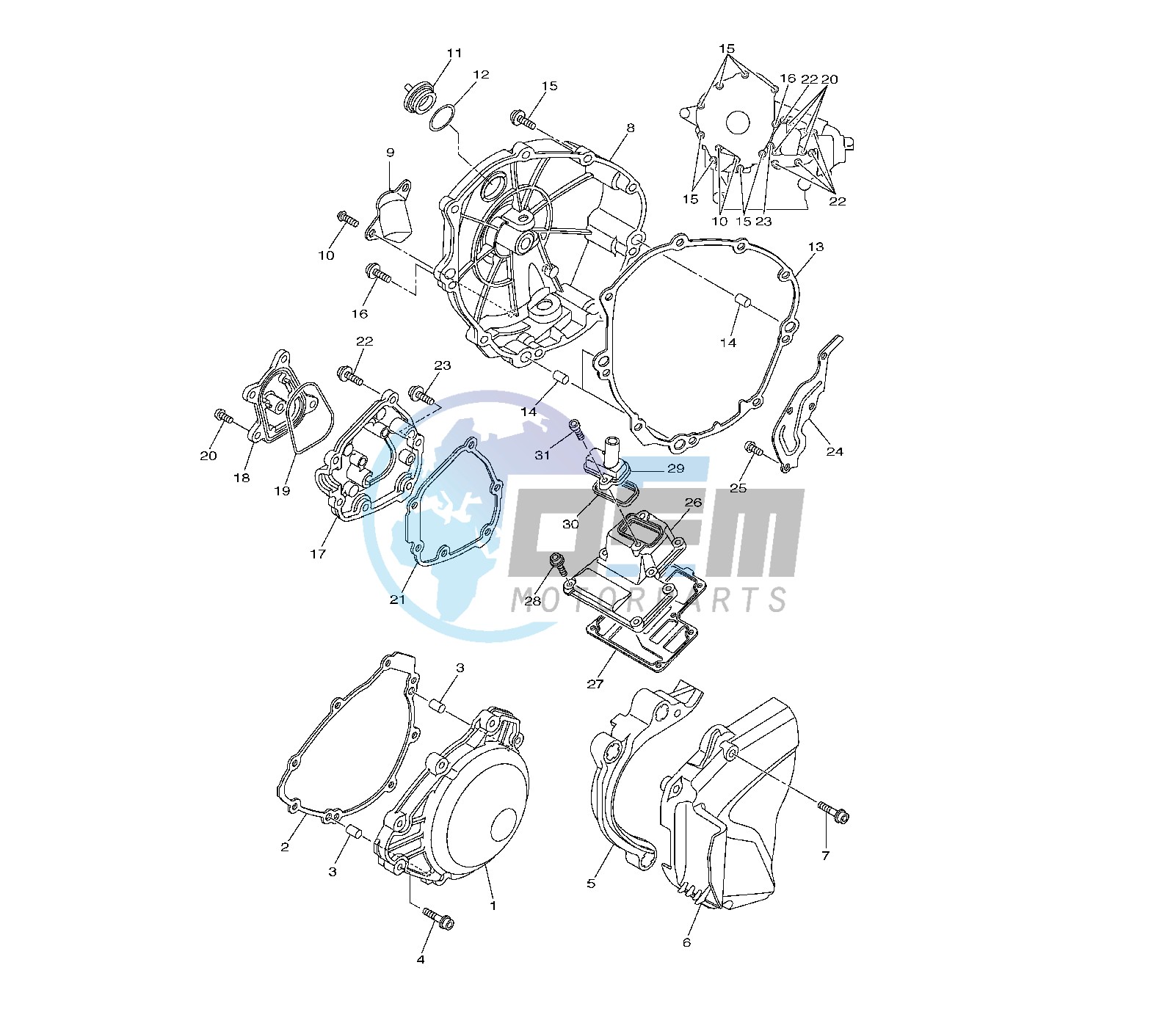 CRANKCASE COVER 1