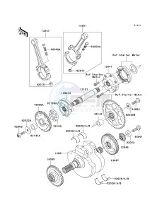 VN 1600 D [VULCAN 1600 NOMAD] (D1) D1 drawing CRANKSHAFT