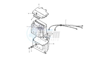 Hexagon 125-150 drawing Battery