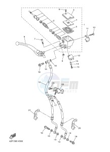 FZ8-S FZ8 FAZER 800 (42PA 42PE) drawing FRONT MASTER CYLINDER