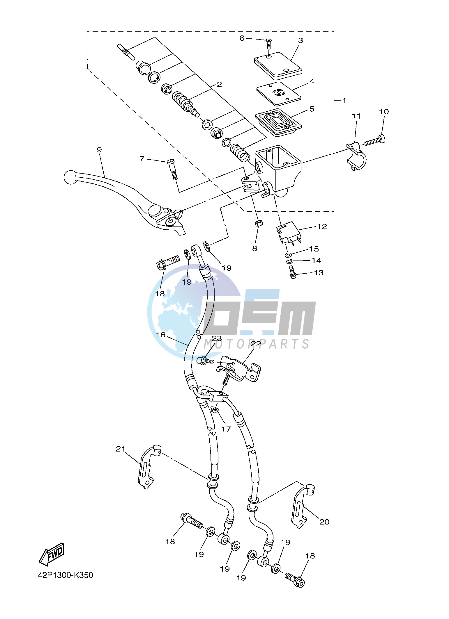 FRONT MASTER CYLINDER