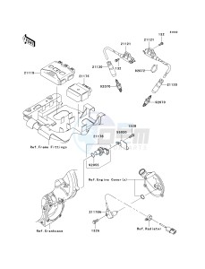 KVF 650 H [BRUTE FORCE 650 4X4I] (H7F-H8F) H8F drawing IGNITION SYSTEM