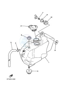 DT125 (3TTU) drawing OIL TANK