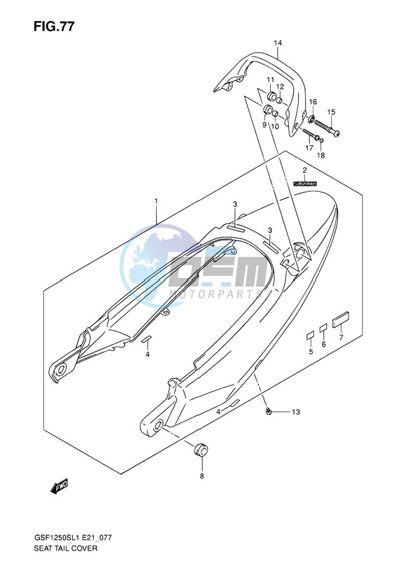 SEAT TAIL COVER