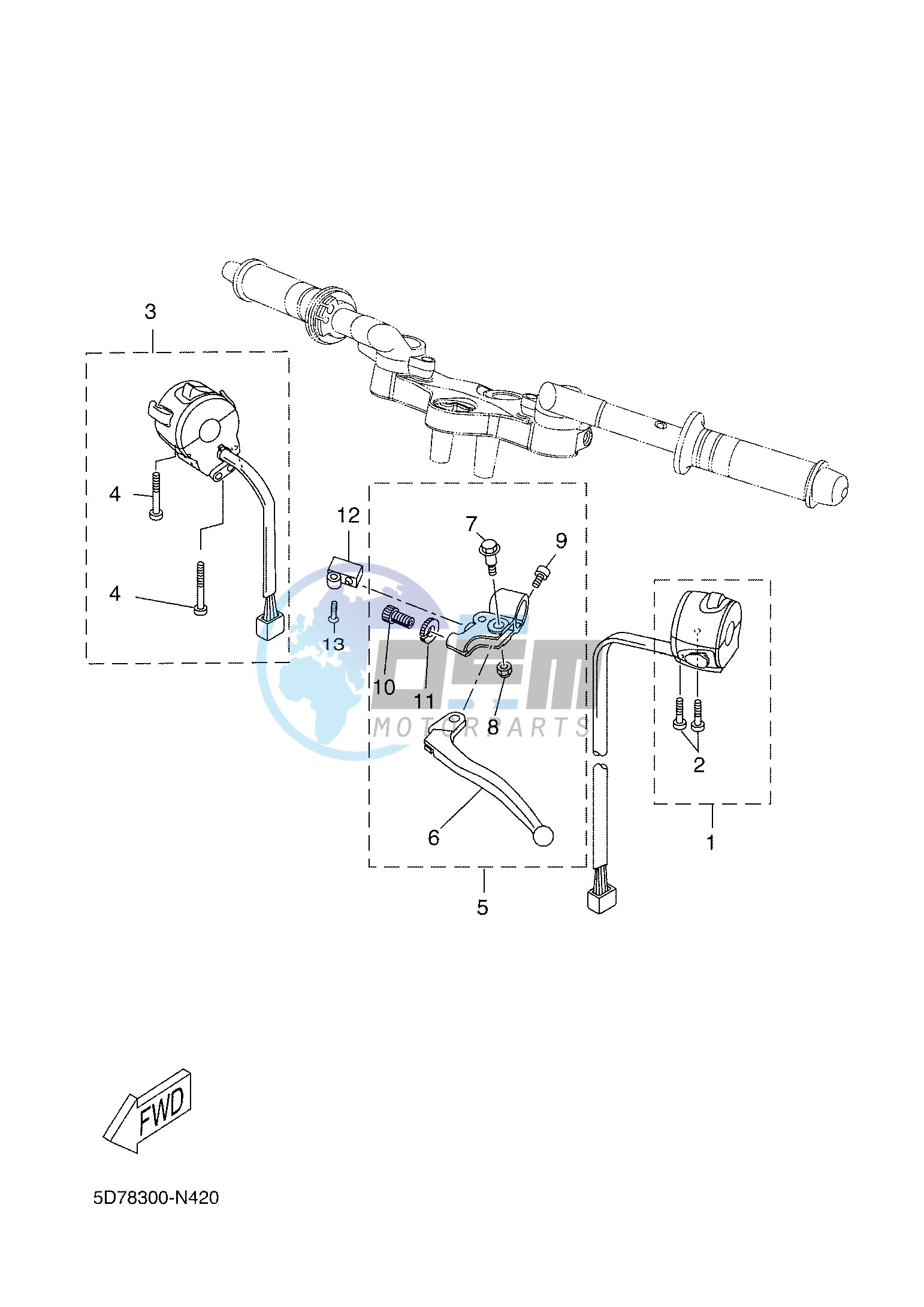 HANDLE SWITCH & LEVER