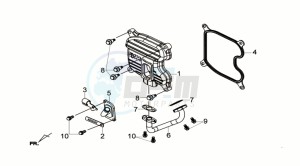 GTS 300i ABS drawing CYLINDER HEAD COVER