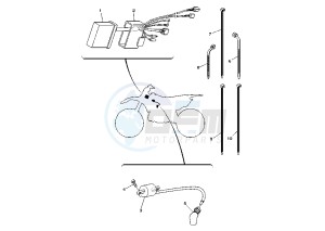 YZ LC 250 drawing ELECTRICAL DEVICES