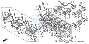 CB1000RA Europe Direct - (ED) drawing CYLINDER HEAD