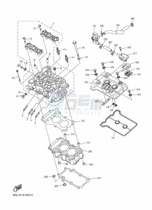 MT-25 MTN250-A (BGJ3) drawing CYLINDER HEAD