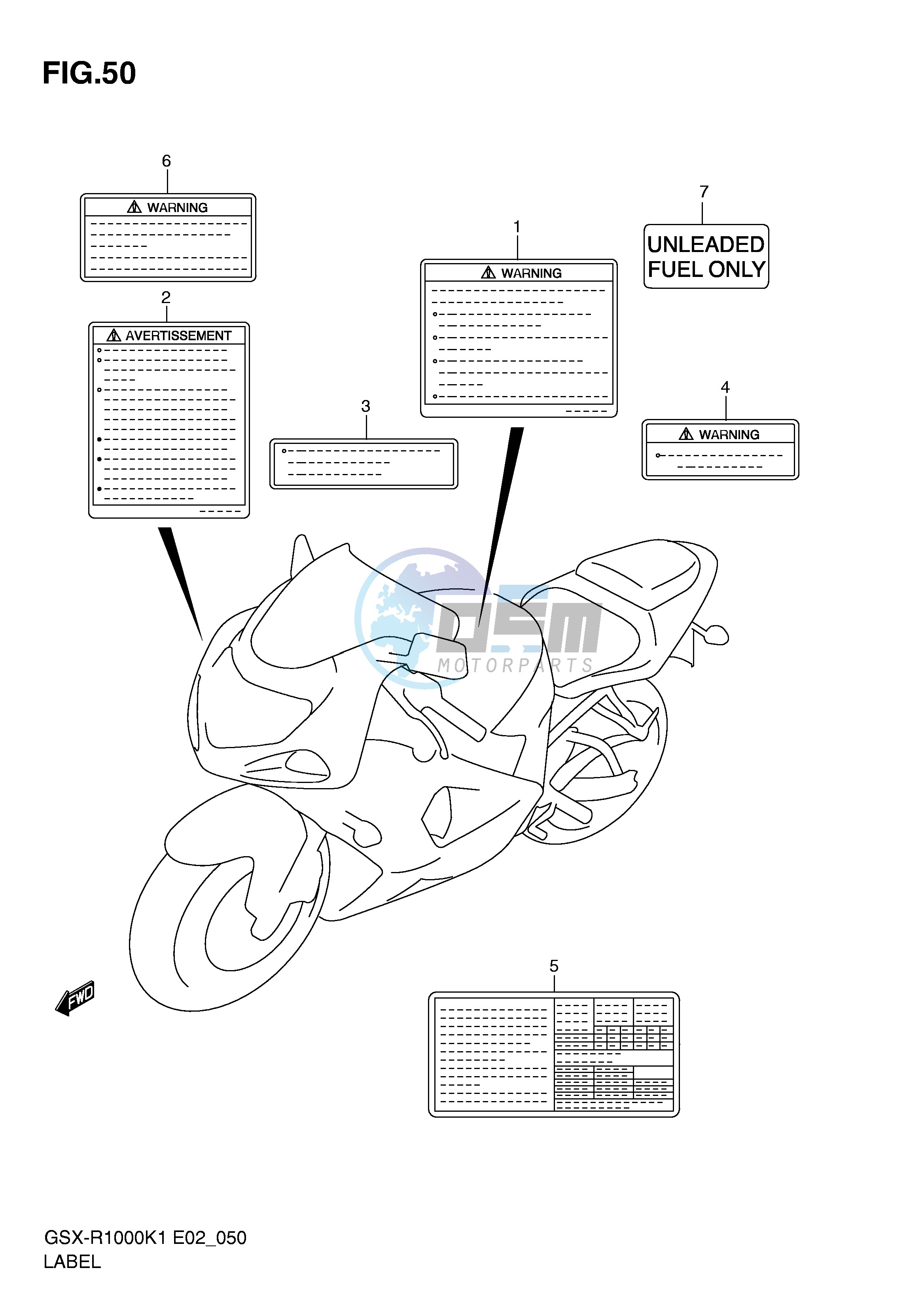 LABEL (GSX-R1000K1)