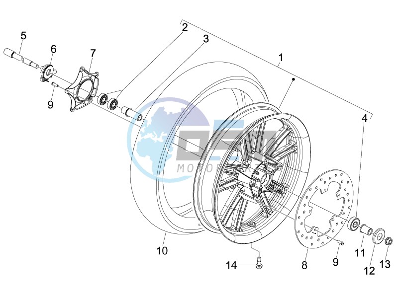 Front wheel