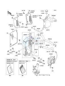 KL 650 A [KLR650] (A15-A19) [KLR650] drawing RADIATOR