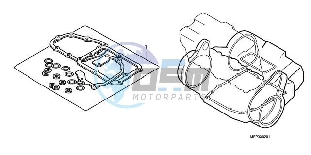 GASKET KIT B (CB13009/S9/A9/SA9)