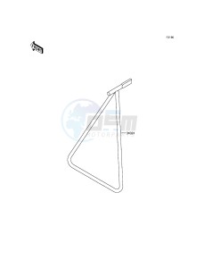 KX250F KX250ZGF EU drawing Stand(s)