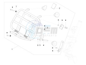 PRIMAVERA 50 4T-3VS E4 (EMEA) drawing Front luggage rack