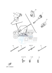 YXM700E YXM700PHE MP 700 EPS (1XP9) drawing ELECTRICAL 2