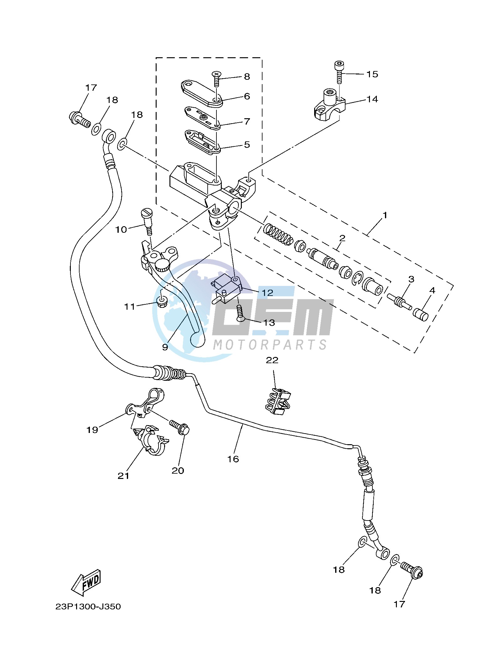 FRONT MASTER CYLINDER 2