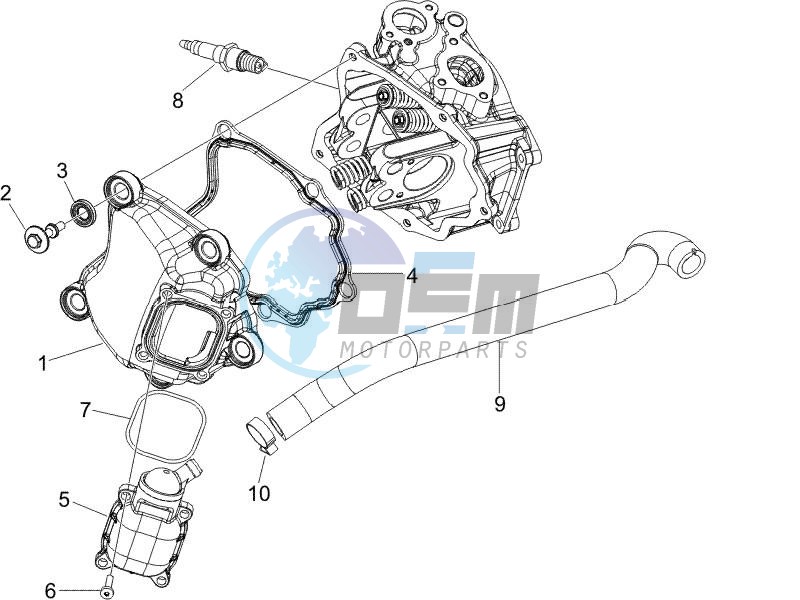 Cylinder head cover