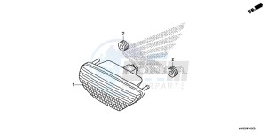 TRX420FM1G TRX420 Europe Direct - (ED) drawing TAILLIGHT