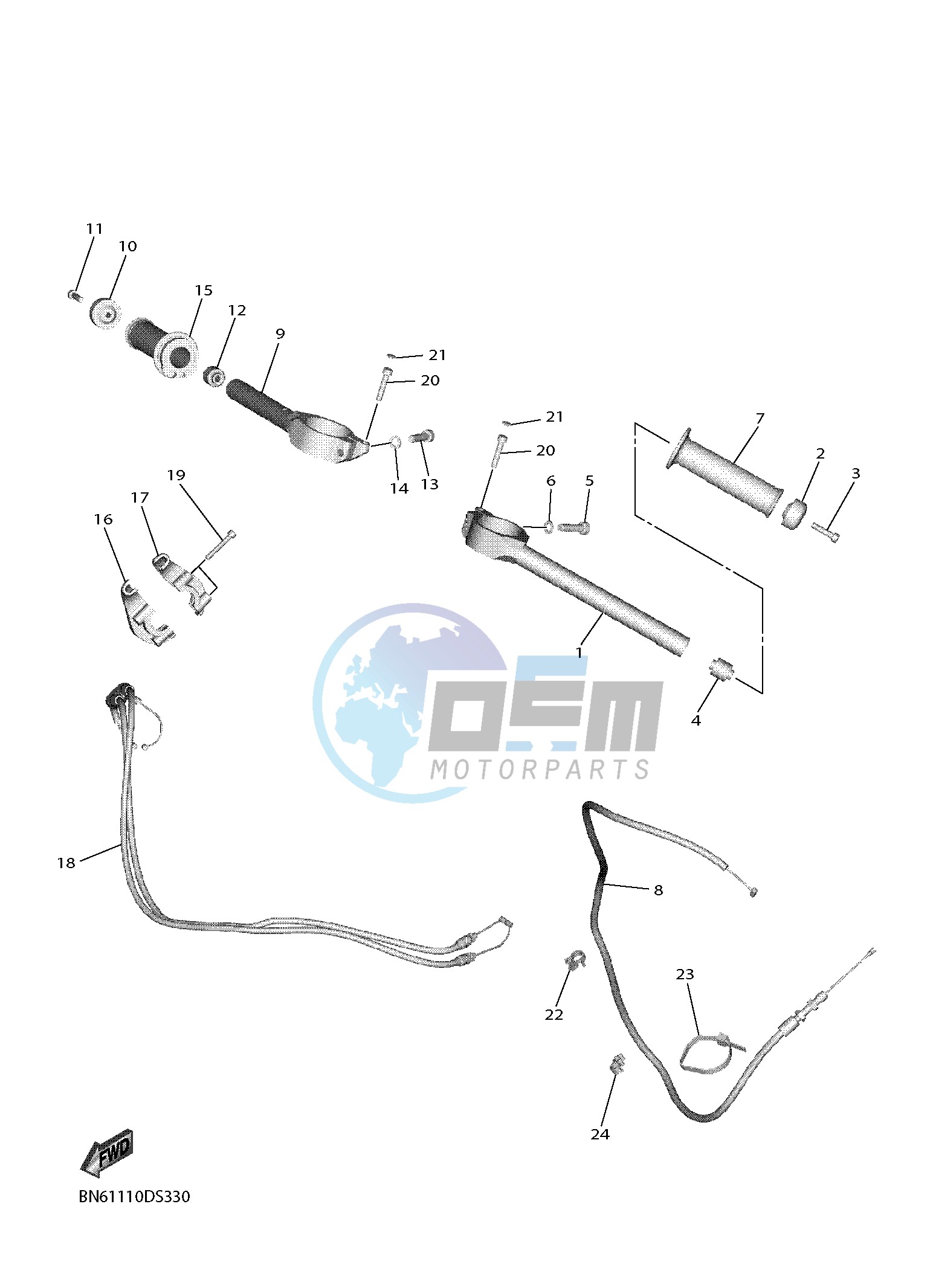 STEERING HANDLE & CABLE