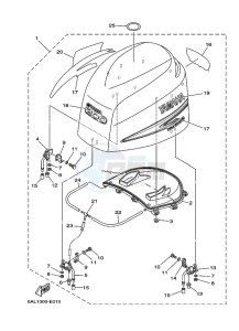 FL225BETX drawing FAIRING-UPPER