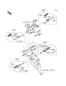 VERSYS KLE650CEF XX (EU ME A(FRICA) drawing Turn Signals