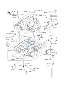 ZX 600 B [NINJA ZX-6RR] (K1) [NINJA ZX-6RR] drawing CRANKCASE