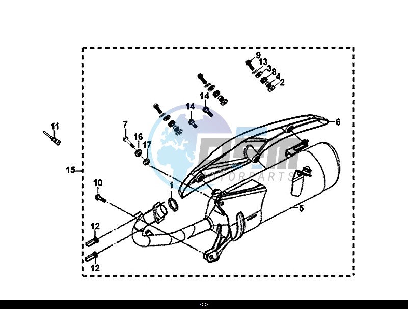 EXHAUST MUFFLER