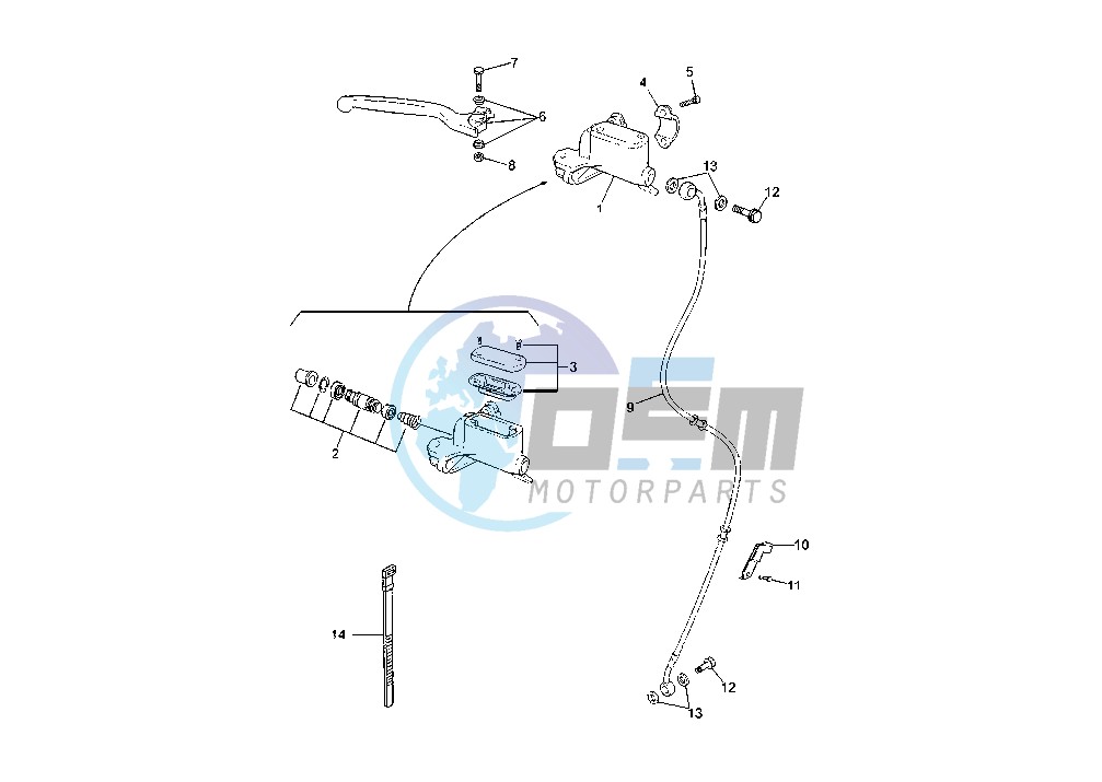 FRONT MASTER CYLINDER